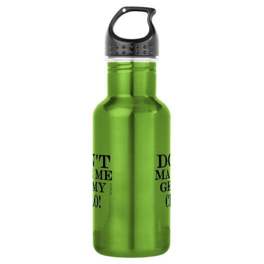 Bouteille D'eau Ne m'oblige pas à recevoir mon bonjour (Devant)