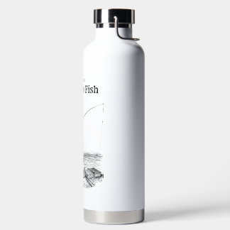 Bouteille D'eau Né pour pêcher