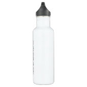 Bouteille D'eau Ne regarde pas en arrière | Citation positive mode (Droite)