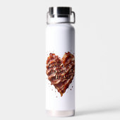 Bouteille D'eau Ne Va Pas Bacon Mon Coeur, Drôle (Arrière)
