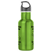 Bouteille D'eau Ne vous gênez pas avec le lecteur de clavier (Dos)