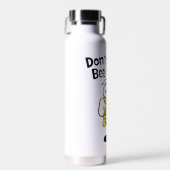 Bouteille D'eau Ne vous inquiétez pas être heureux abeille bourde (Avant)