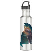 Bouteille D'eau Nebula de l'espace (Devant)