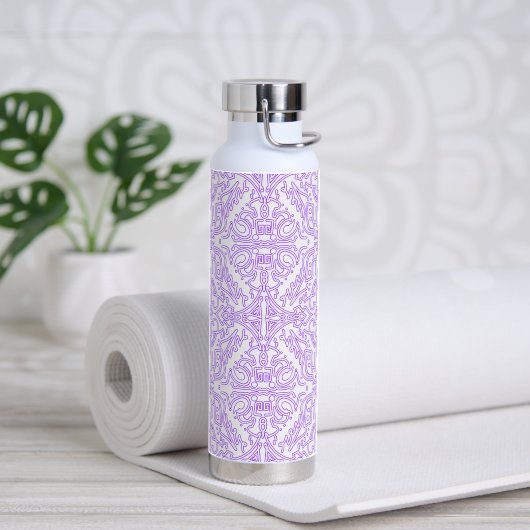 Bouteille D'eau Nébuleuse Mystique Lilas (Yoga (pivoté))