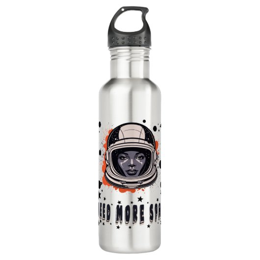 Bouteille D'eau Need More Space – Astronaut Water Bottle (Devant)