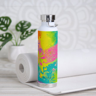 Bouteille D'eau Neon Dreams Abstrait