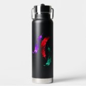 Bouteille d'eau Neon Feather Glow (Salle de sport)
