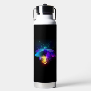Bouteille D'eau Neon Firefly sur noir