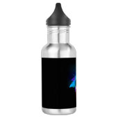 Bouteille D'eau Neon Firefly sur noir (Gauche)