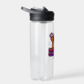 Bouteille D'eau Neon Kawaii Star - "Shine even on Cloudy Days" (Droite)