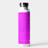 Bouteille d'eau Neon Rose Bruit Texture (Gauche)