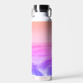 Bouteille D'eau Neon rose orange violet paradis tropical tendance (Avant)