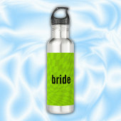 Bouteille D'eau Neon Slime Green Summer Bachelorette Bridesmaid