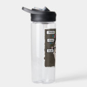 Bouteille D'eau Nerdy Girls dirigent le monde (Droite)