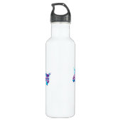 BOUTEILLE D'EAU NEVER GIVE UP  (Dos)