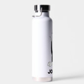 Bouteille D'eau Nez rouge SYLVESTER™ | Ajouter Votre Nom (Plage)