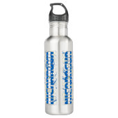 Bouteille D'eau Nicaragua Drapeau patriotique (Dos)