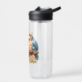 Bouteille d'eau Nid Confortable – Oiseau Mère et B (Gauche)