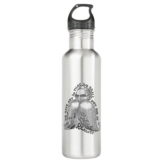 Bouteille D'eau Nietzsche Art (Devant)