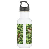 Bouteille D'eau Nightingales dans l'olivier 2 (Dos)