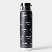 Bouteille D'eau N'importe quel Motif de logo de forme en noir (Arrière)