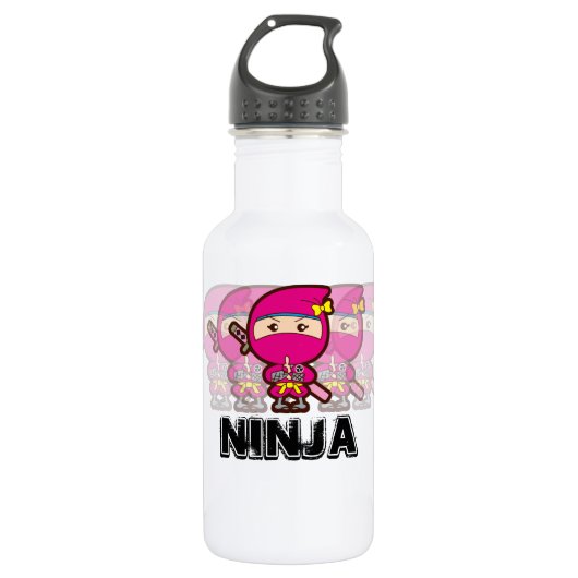 Bouteille D'eau Ninja Girl (Devant)