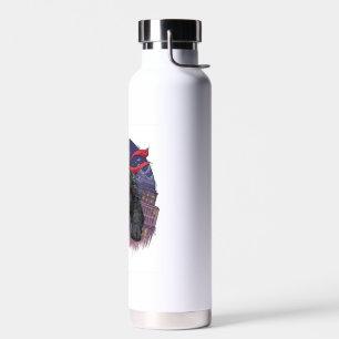 Bouteille D'eau Ninja Newfie � Gros Chien Furtif