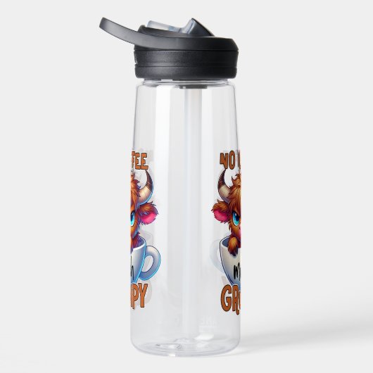 Bouteille D'eau No Coffee Much Grumpy (Droite)