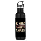 Bouteille D'eau No Kings In America Since 1776 King Free Classic V (Devant)