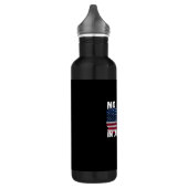 Bouteille D'eau No Kings In America USA Flag Freedom Classic (Gauche)