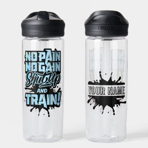 Bouteille D'eau No Pain No Gain Personnalisé Gym Motivation