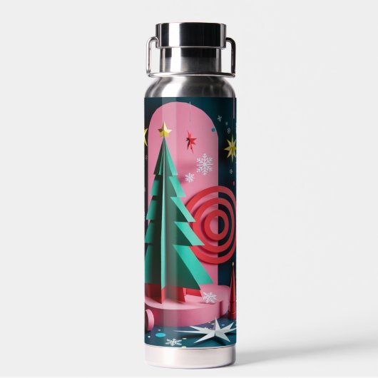 Bouteille D'eau Noël (Arrière)