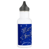 Bouteille D'eau Noël bleu (Gauche)