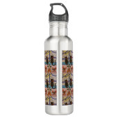 Bouteille D'eau Noël de chat noir (Dos)