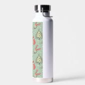 Bouteille D'eau Noël de style vintage (Gauche)