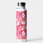 Bouteille D'eau Noël d'hiver Mittens Motif en rose (Plage)