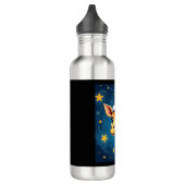 Bouteille D'eau Noël Giraffe Santa Hat Starry Nuit Fête L (Gauche)