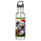 Bouteille D'eau Noël Koala 2 (Devant)
