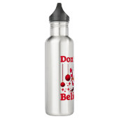 Bouteille D'eau Noël Le Père Noël croit (Gauche)