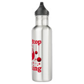 Bouteille D'eau Noël Le Père Noël croit (Droite)