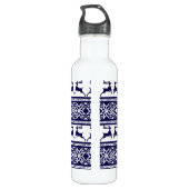 Bouteille D'eau Noël scandinave renne (Dos)