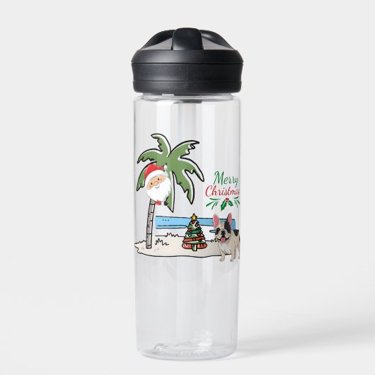 Bouteille D'eau Noël sur la plage (Extérieur)