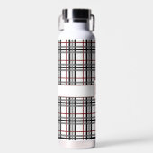 Bouteille D'eau Noir blanc et rouge (Avant)