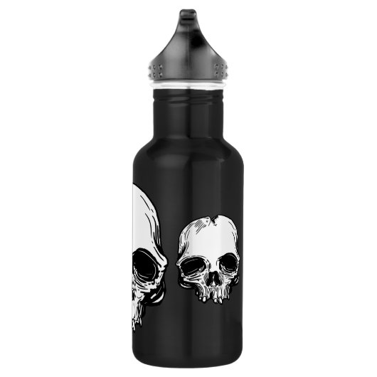 Bouteille D'eau Noir gothique (Droite)