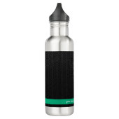 Bouteille D'eau Noir moderne personnalisé (Gauche)