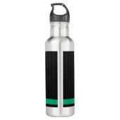 Bouteille D'eau Noir moderne personnalisé (Dos)