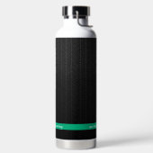 Bouteille D'eau Noir personnalisé Nom moderne Température (Droite)