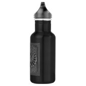 Bouteille d'eau noire Scarabée (Droite)