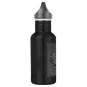 Bouteille d'eau noire Scarabée (Gauche)