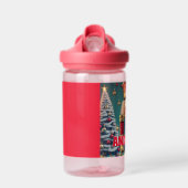 Bouteille D'eau Noisette Noël Nom personnalisé des enfants (Avant)